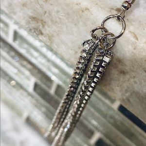 Paparazzi sparkly rhinestone stranded earrings